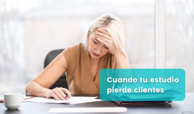Cuando tu estudio pierde clientes